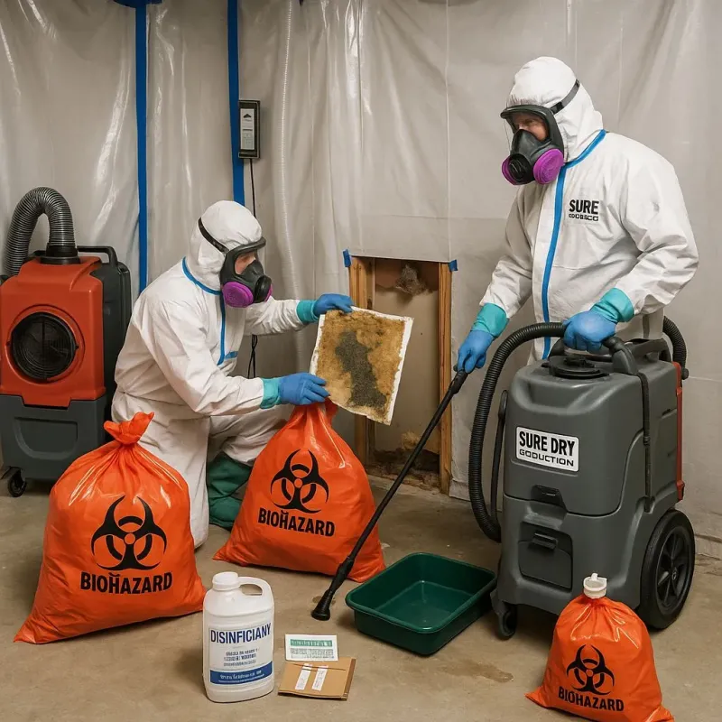 Contaminated Water Handling Protocols process in Cuero, TX