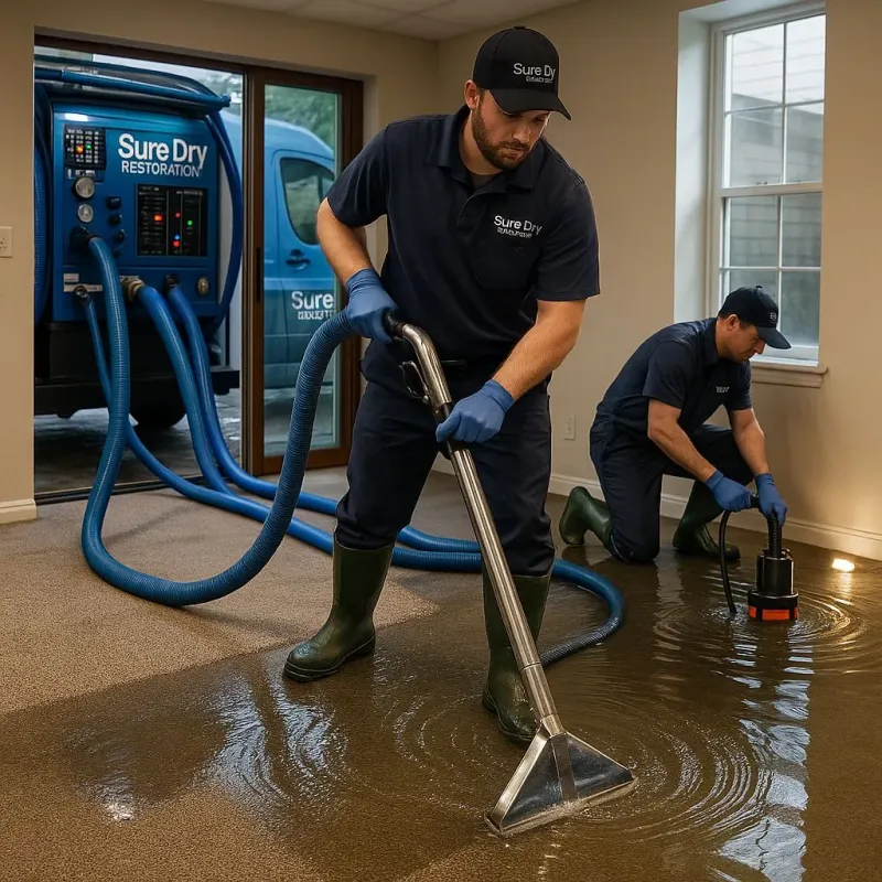 Water Extraction and Removal process in Cuero, TX
